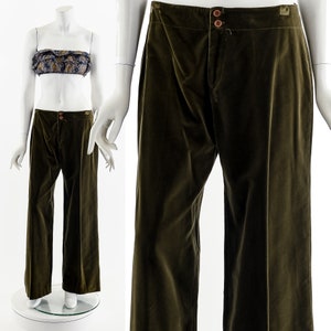 Velvet Lowrise Trouser Pants