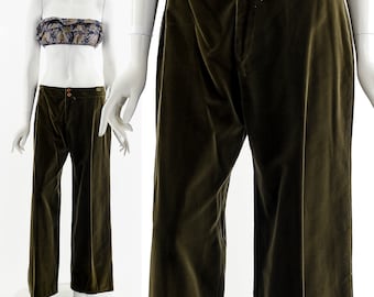 Velvet Lowrise Trouser Pants