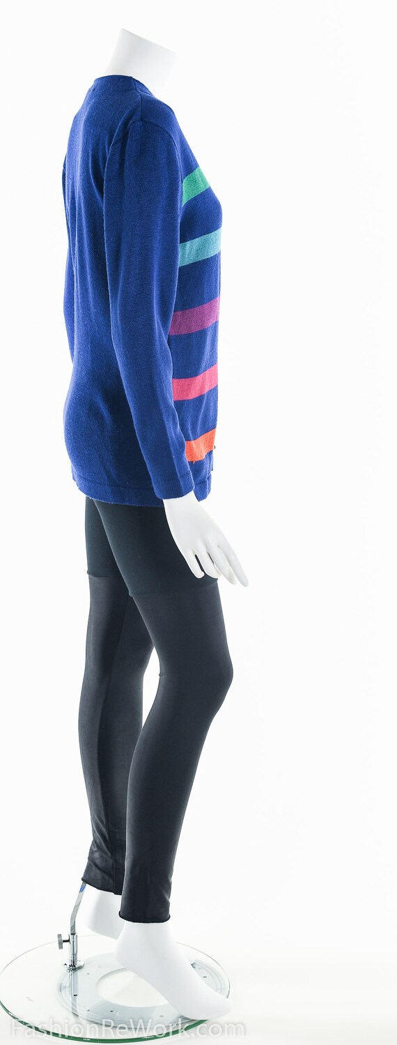 Pantone Blue Sweater, Rainbow Sweater, Rainbow St… - image 5