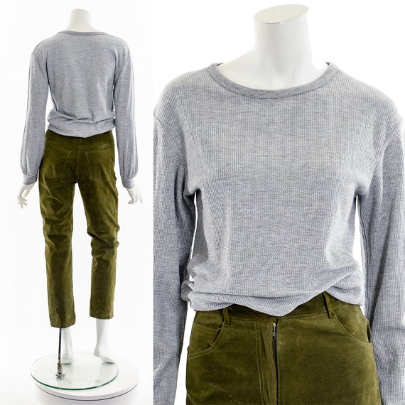 Basic Gray Thermal Long Sleeve - image 2