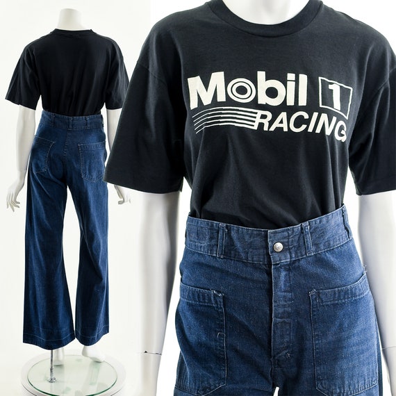 Vintage Racing Tee,Mobil 1 Racing Tshirt,Vintage … - image 3