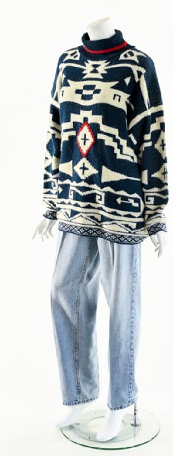 SOUTHWEST Oversized Sweater Western 80s - image 9