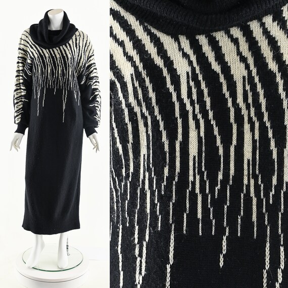 Tiger Claw Slash Dress,Turtleneck Sweater Dress,Vi