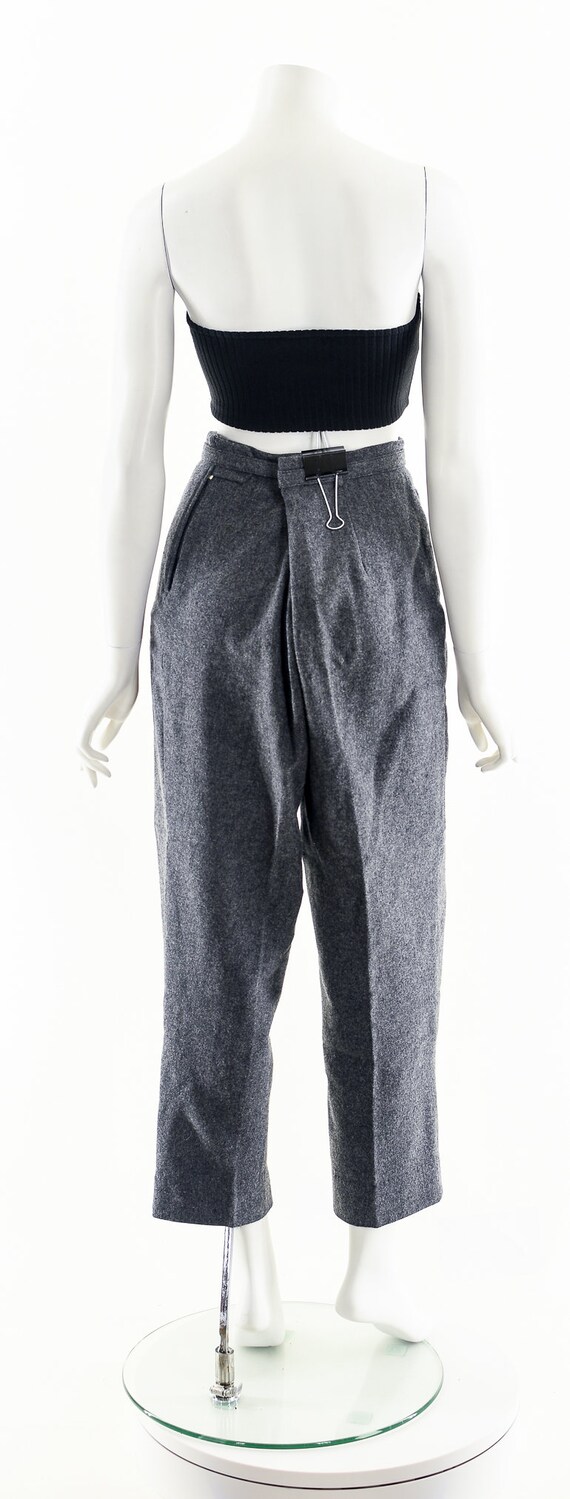 1950's Gray Wool Trouser Pants,Menswear Wool Pant… - image 7