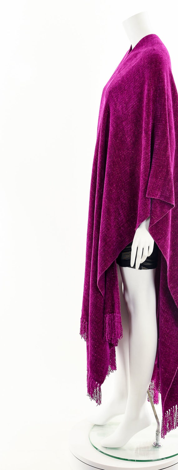 LAISE ADZER Kimono Coat,Rare Handwoven Shawl Cape… - image 9