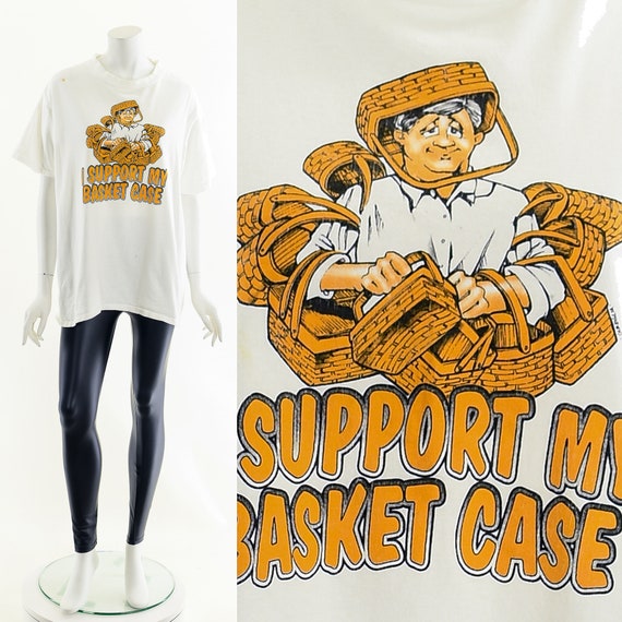 I Support My Basket Case Funny Tshirt - image 1