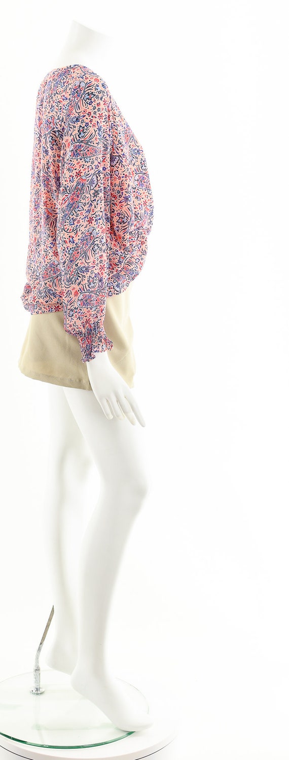 Pink Paisley Bohemian Blouse - image 6