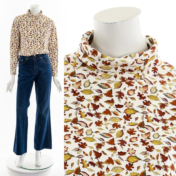 Fall Leaves Turtleneck