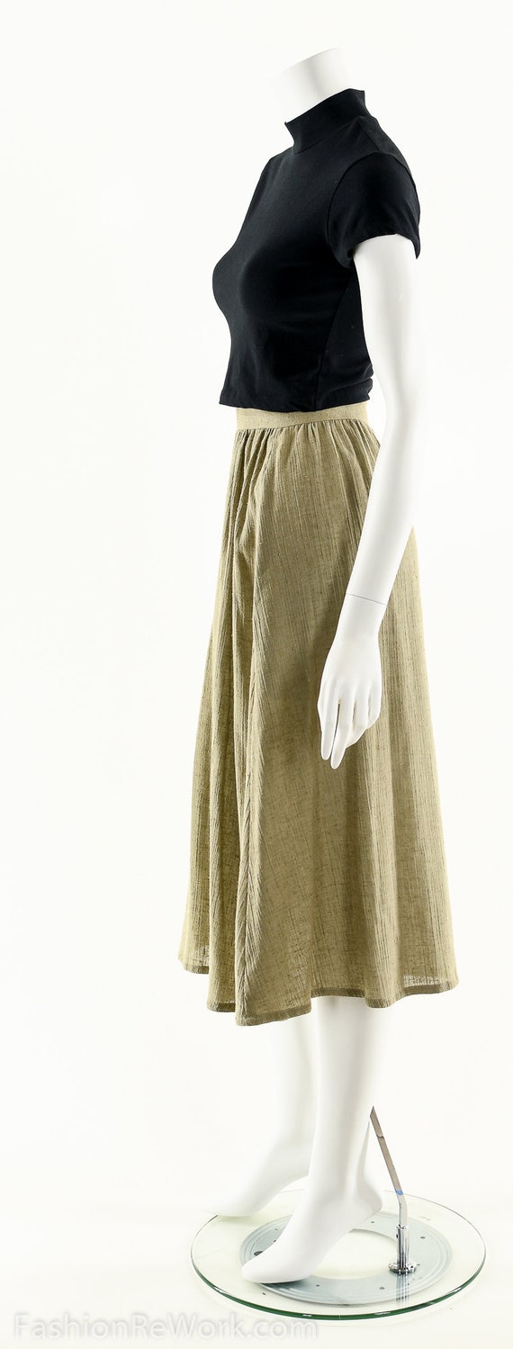 MINIMALIST Gauze Skirt, Beige India Gauze Skirt, … - image 6