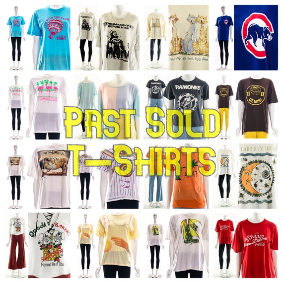 Mystery VINTAGE TShirt, Thrifted Tee Style Bundle… - image 5