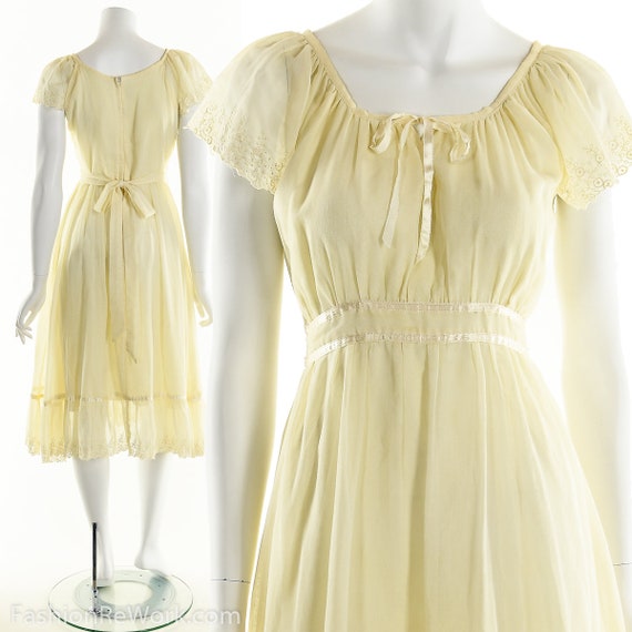white 50s dress