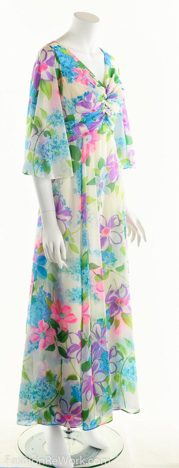 Neon chiffon dress Clearance