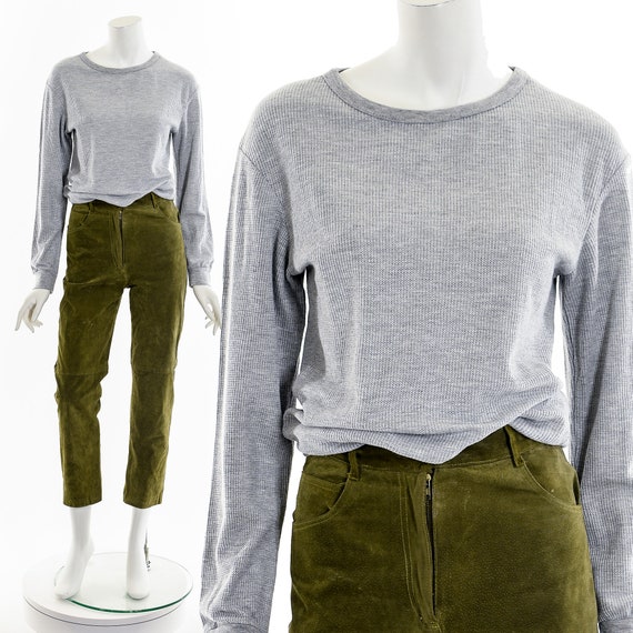 Basic Gray Thermal Long Sleeve - image 1