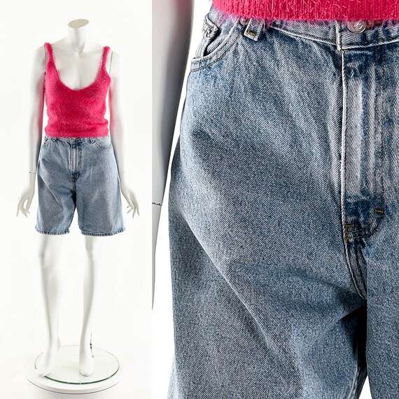 Acid Wash Bermuda Shorts,Vintage Bermuda Shorts,Mi