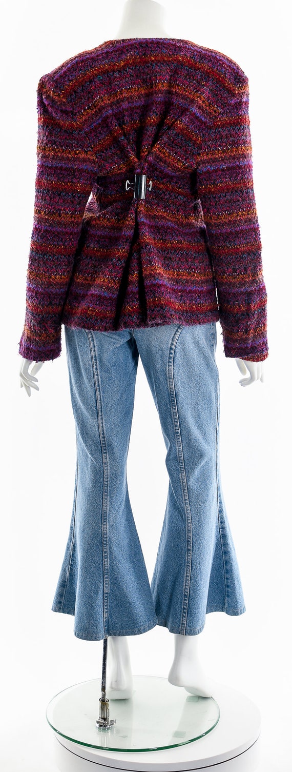 Rainbow Knit Jacket - image 7