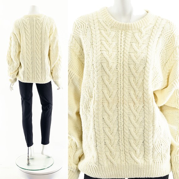 Fisherman Sweater cable knit sweater View 3