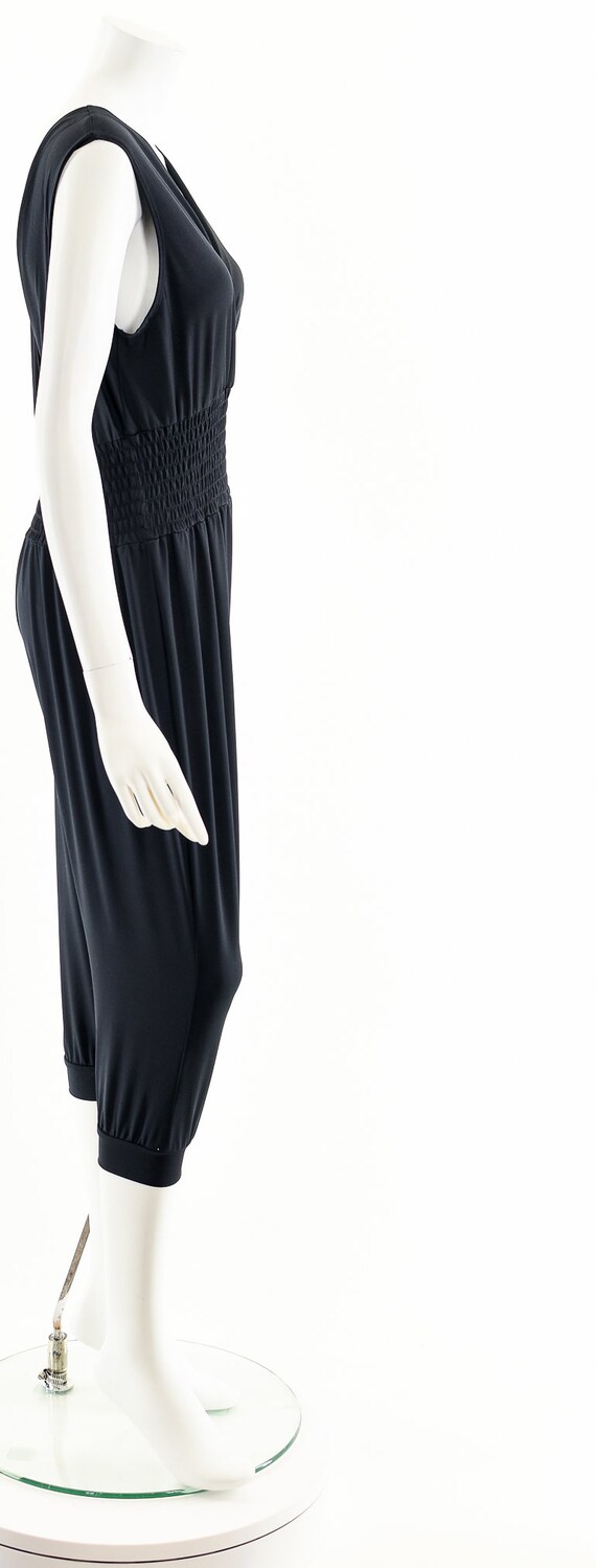 Capri Jumpsuit plunge neckline