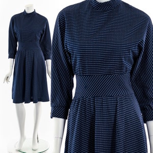 Polka Dot Fit and Flare Dress