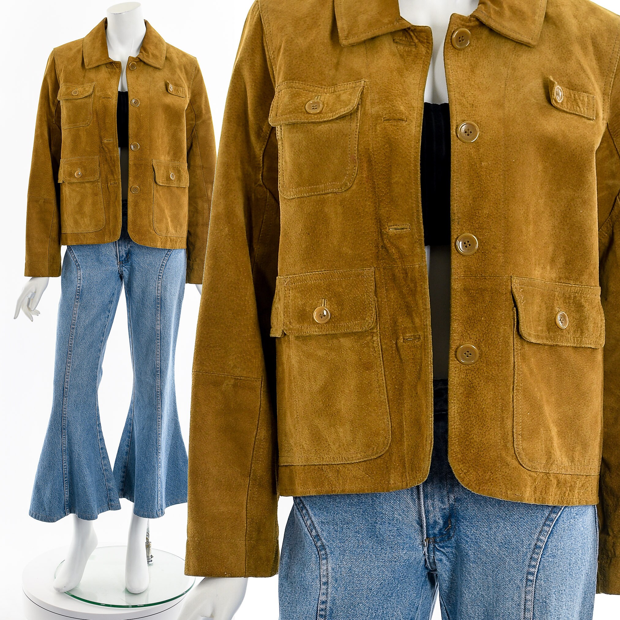 Caramel suede jacket hotsell