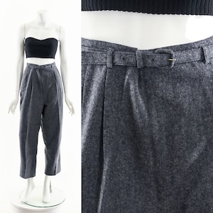 1950&#39;s Gray Wool Trouser Pants