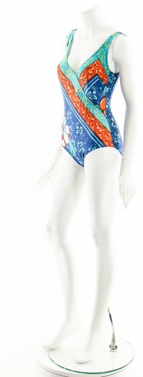 gottex abstract hawaiian vintage swimsuit,vintage… - image 10