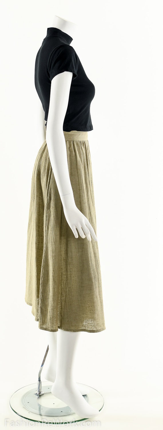 MINIMALIST Gauze Skirt, Beige India Gauze Skirt, … - image 7