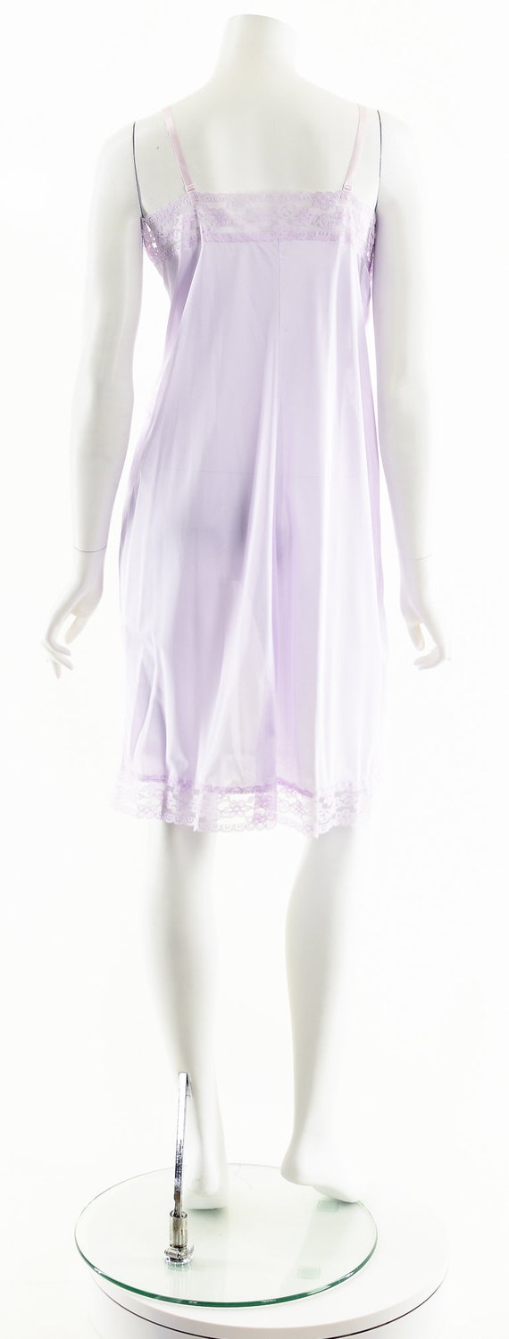 Lavender Purple Lace Slip Dress - image 7