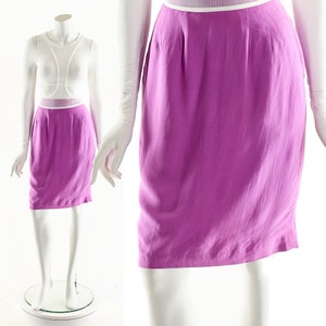 Pink Silk Skirt