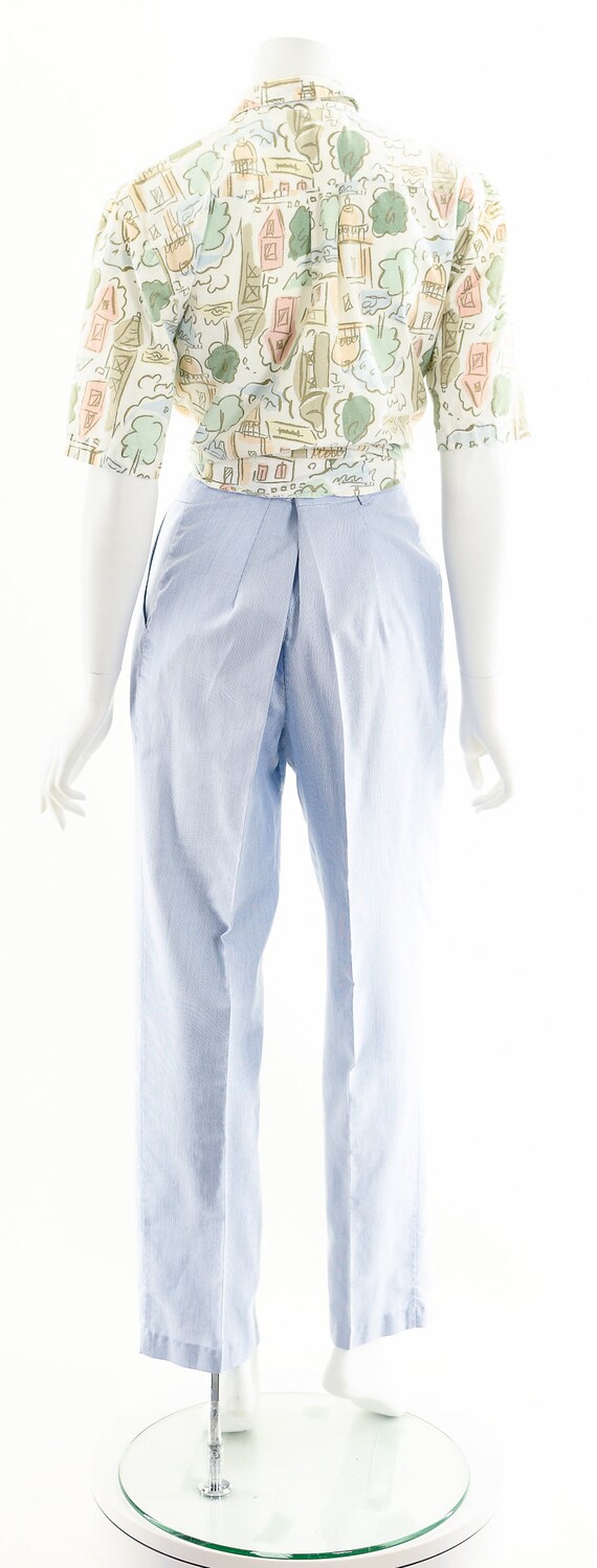 Architectural Print Button Down - image 8