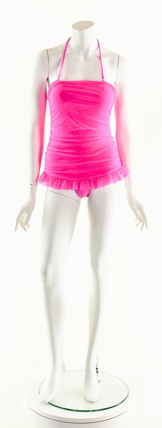 Princess Barbie Swimsuit,00's Y2K One Piece Suit,… - image 8