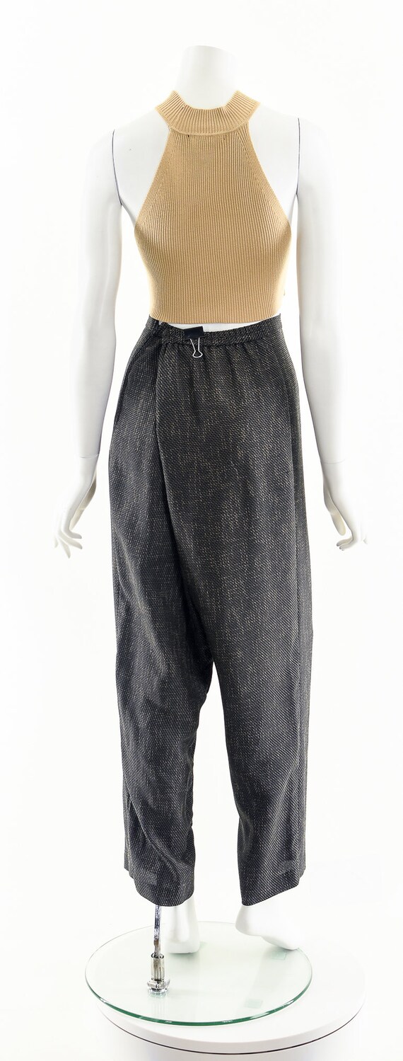 Textured Trouser Pant,High Waist Pant,Menswear In… - image 7