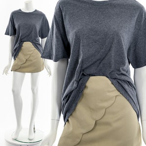 Charcoal Gray Soft + Long T-Shirt