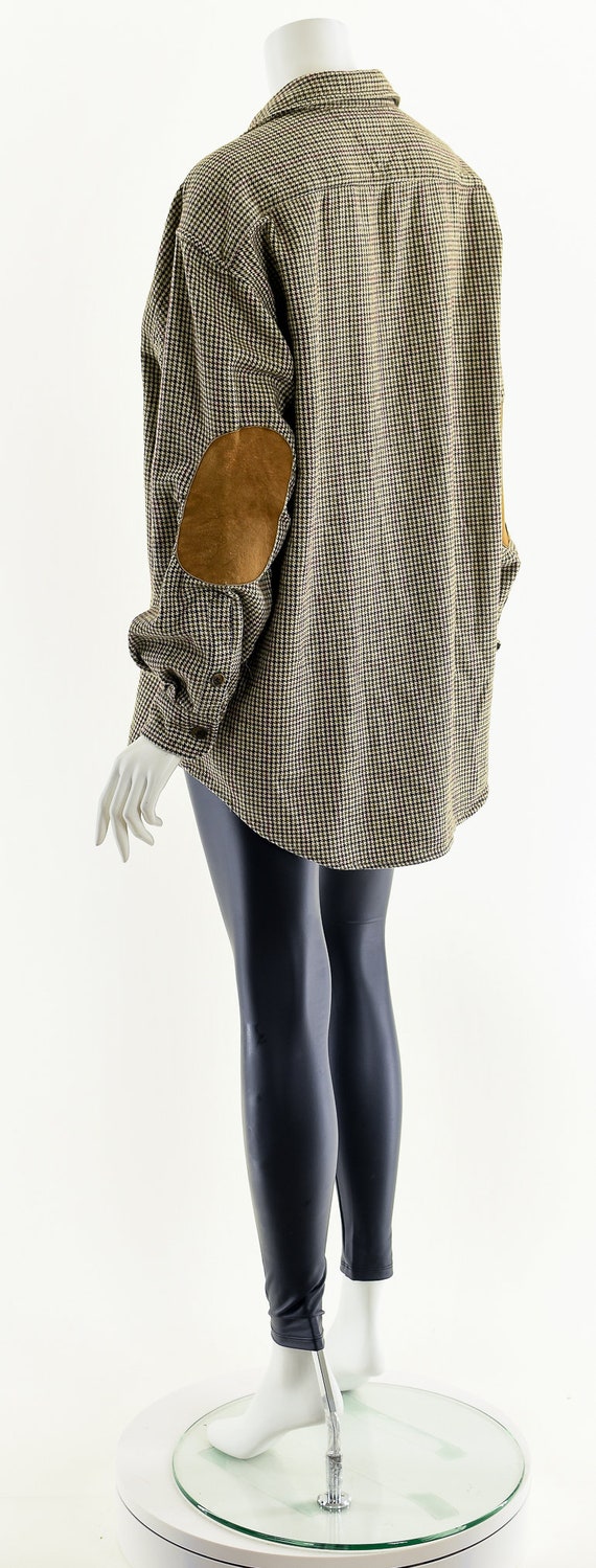 Tommy Hilfiger wool houndstooth button up - image 8