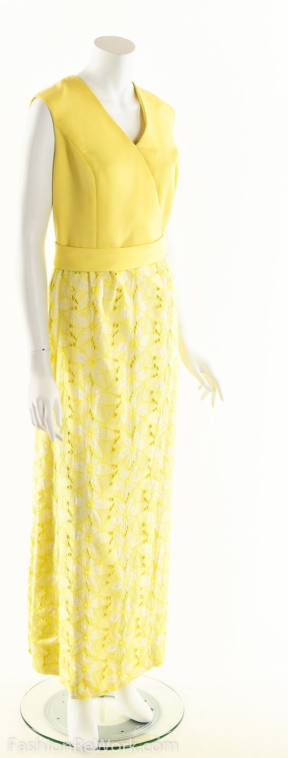 Yellow Daisy Dress,Daisy Lace Dress,Sunny Yellow Dres… Gem