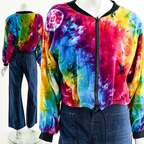 RAINBOW GEODE Bomber Jacket 90s - image 1