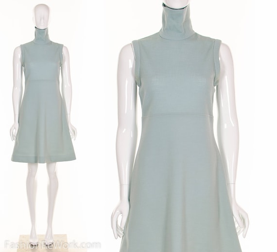 Skater Dress Cher Dress MINIMALIST Dress Icy Blue