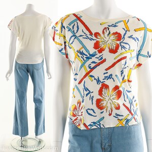 Hawaiian Hibiscus 80s Tee