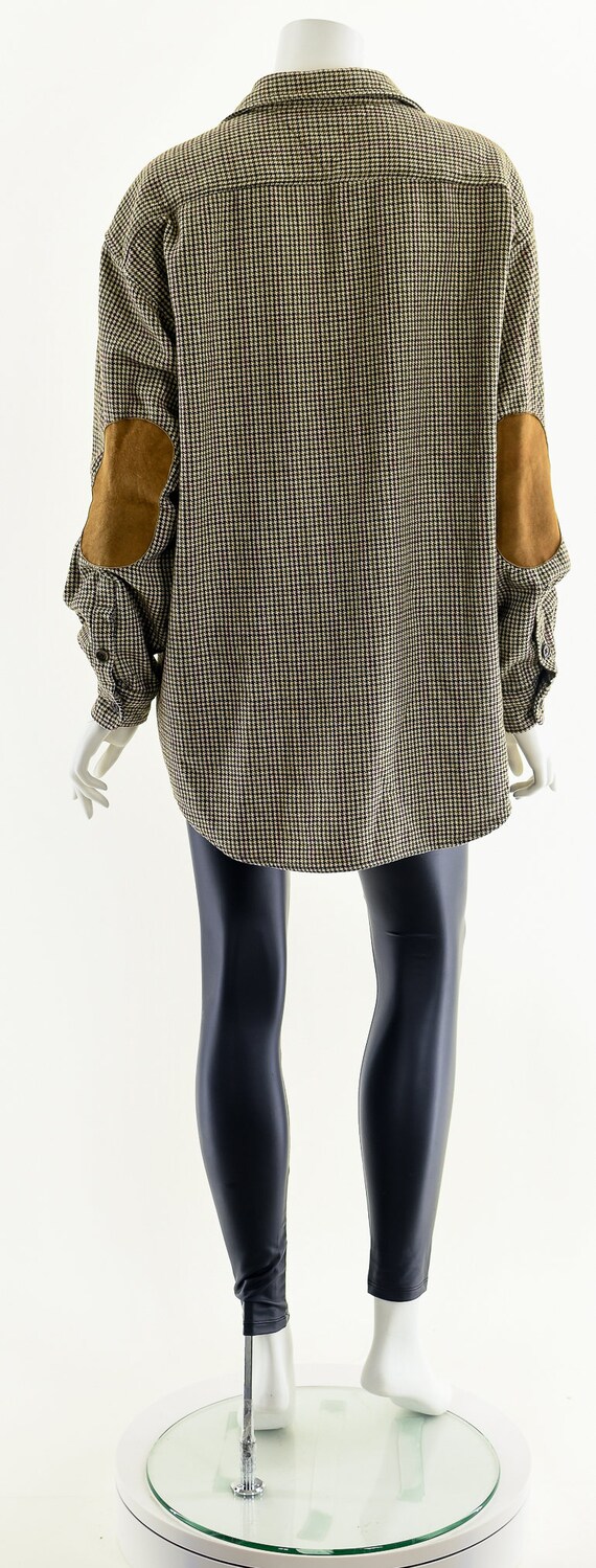 Tommy Hilfiger wool houndstooth button up - image 7