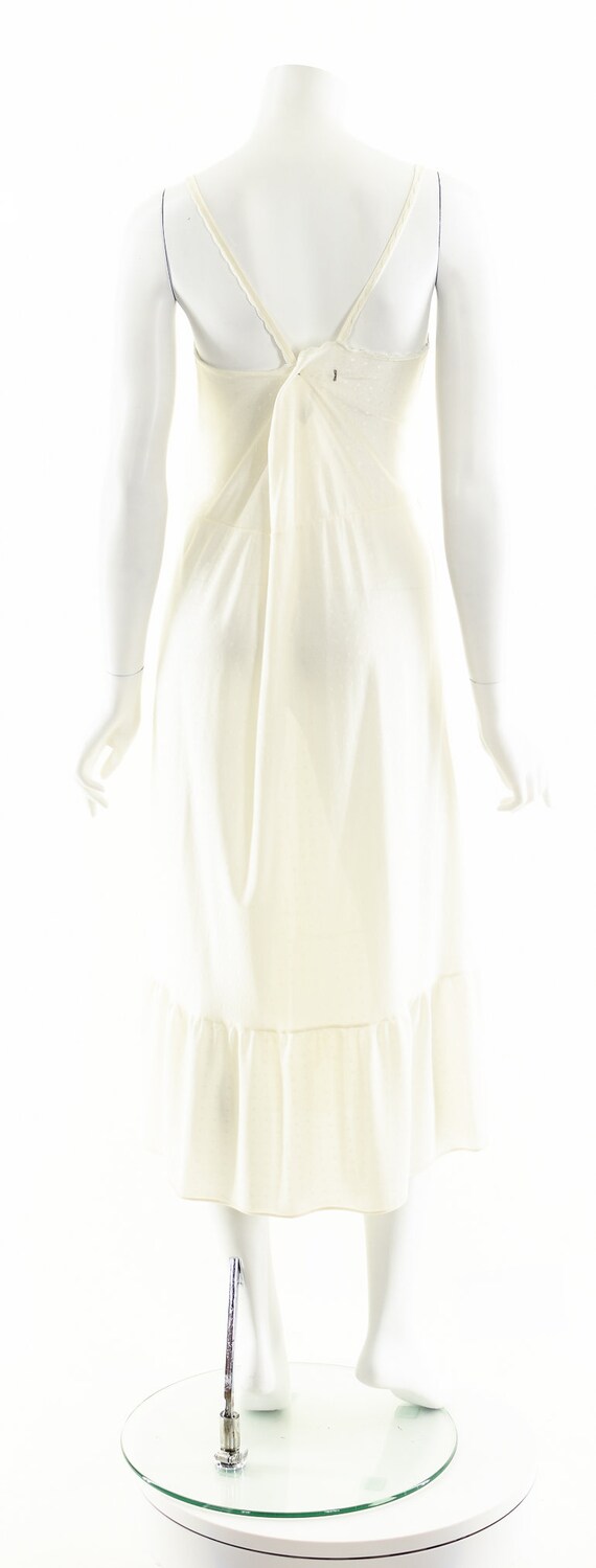 Bohemian White Slip,Vintage White Slip Dress,Vint… - image 7