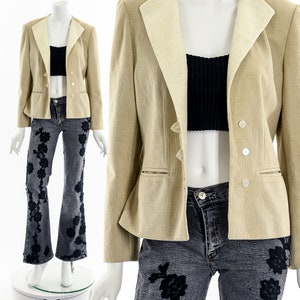 Two Tone Tan Blazer Jacket