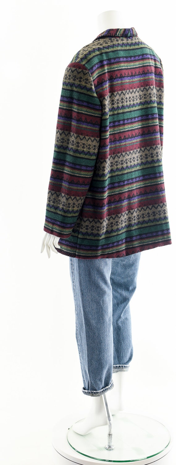 aztec wool blazer,southwest tribal blazer,Vintage sou… Gem