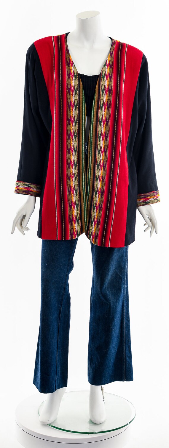 Indigenous Patterned Reversible Jacket - image 4