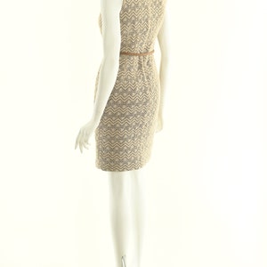 Crochet Lace Dress,Vintage Crochet Dress,Hand Crochet Dress,Knit Shift Dress,Mod Retro Dress,Vintage Pencil Dress,Bodycon Feminine Dress image 8