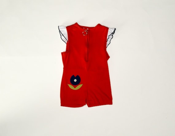 KIDS FRILL HEM PLAYSUIT 4-10 ADORNED IN ANTIQUITY