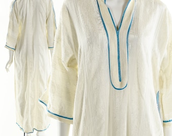 White Lux Kaftan Dress