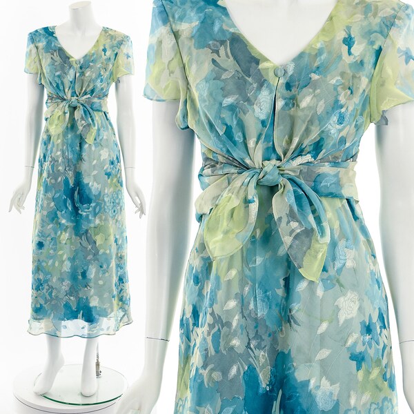 Multi Watercolor Dress main image 1
