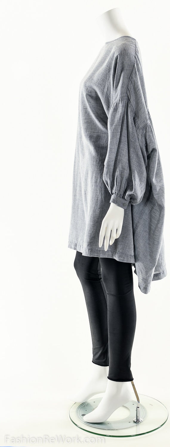 Avant Garde Dress,MINIMALIST Gray Dress,Nordic Sw… - image 5