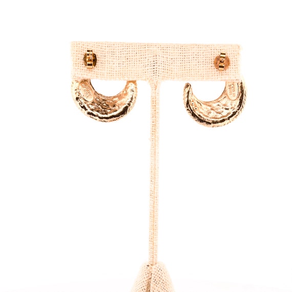 Purple Moon Statement Earrings - image 5