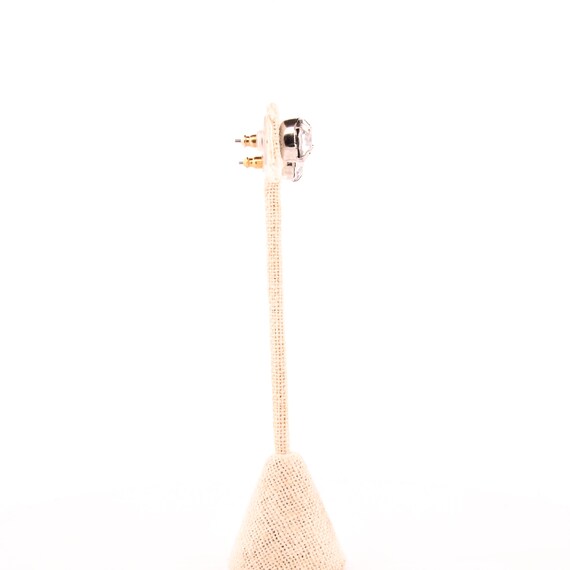 Classic Silver Rhinestone Studs - image 7