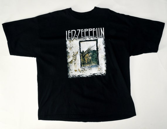 Black Led Zeppelin Graphic Tee - image 1